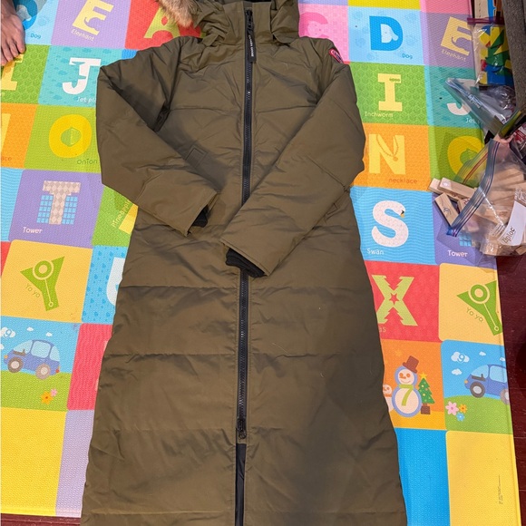 Canada goose Long Green Hooded Puffer Coat mystique - Picture 10 of 10